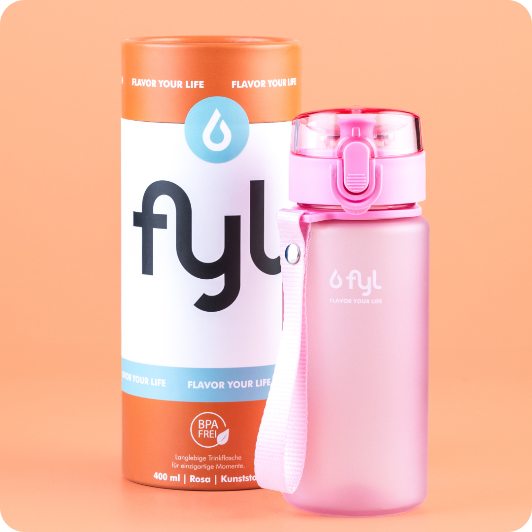 400ml Trinkflasche (Rosa)