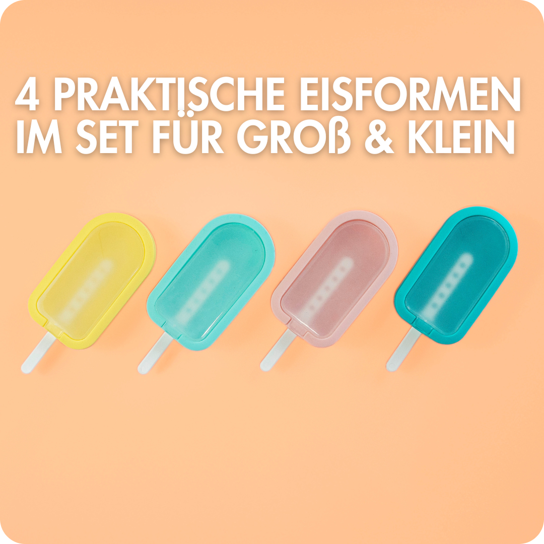 4er Eisformen Set