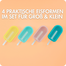 4er Eisformen Set