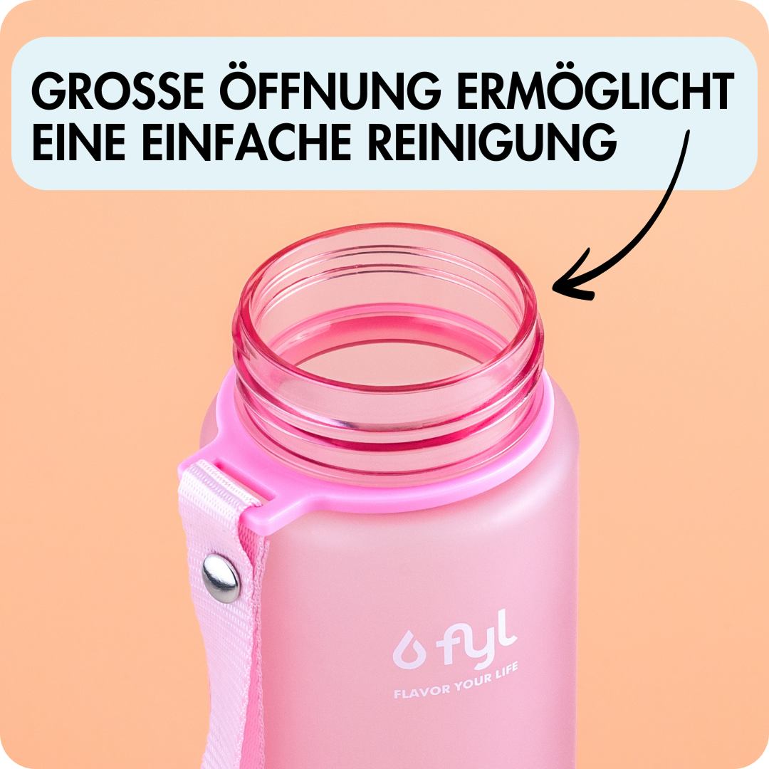 400ml Trinkflasche (Rosa)