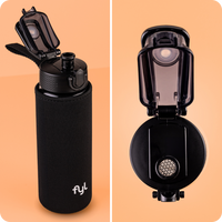 butelka do picia fyl glass z rękawem (600ml)