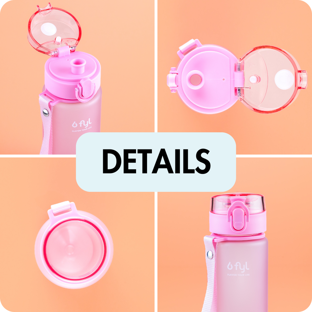 400ml Trinkflasche (Rosa)