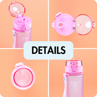 400ml Trinkflasche (Rosa)